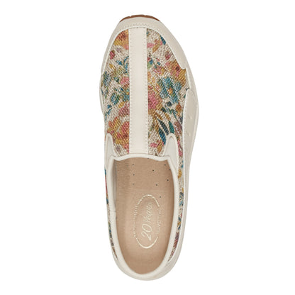Easy Spirit Traveltime Clogs - Light Natural/Floral Multi