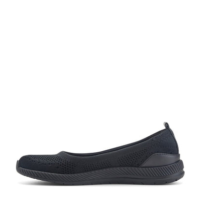 Easy Spirit Glitz Walking Shoes - Black Black Knit