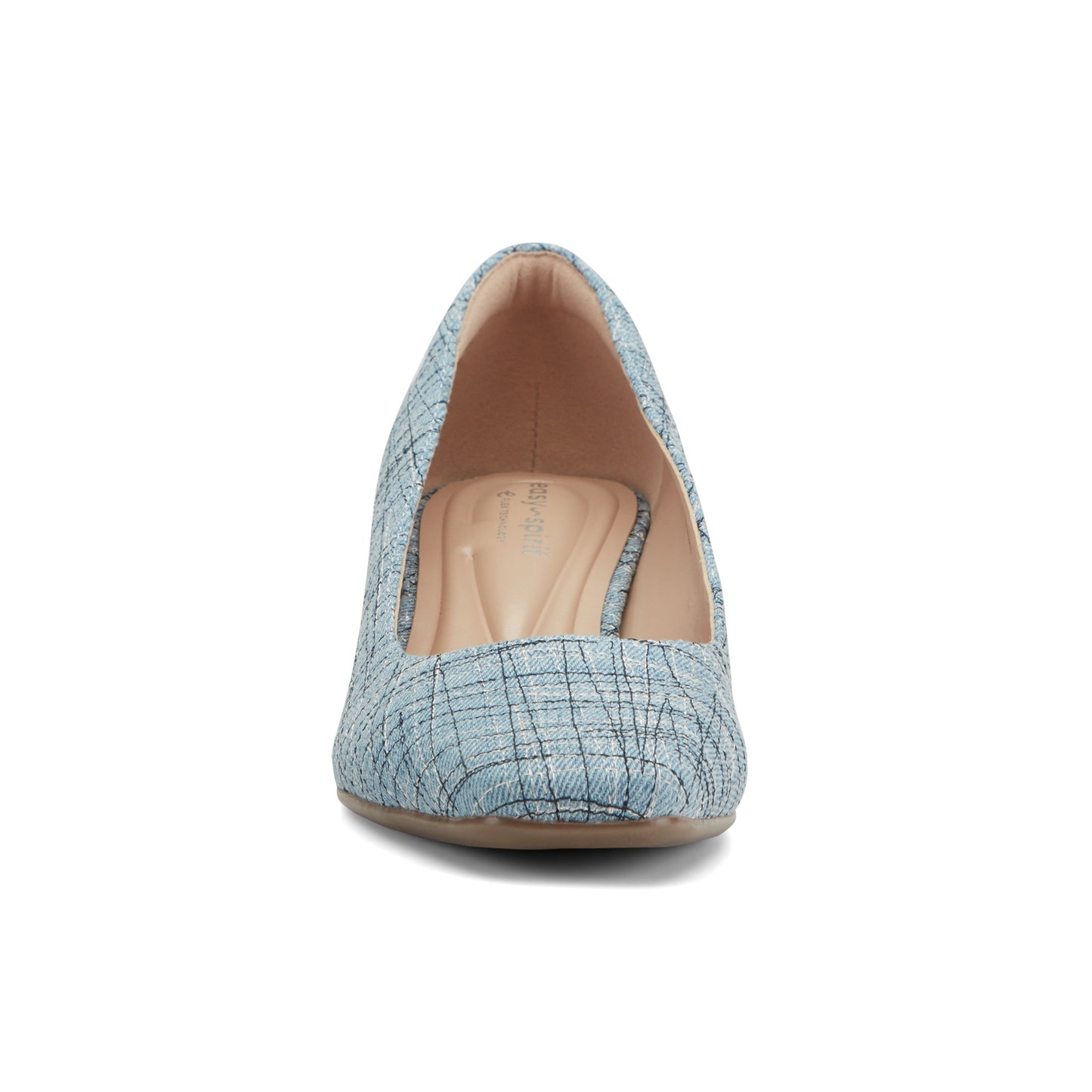 Easy Spirit Marelyn Block Heel Dress Pumps - Light Blue Multi