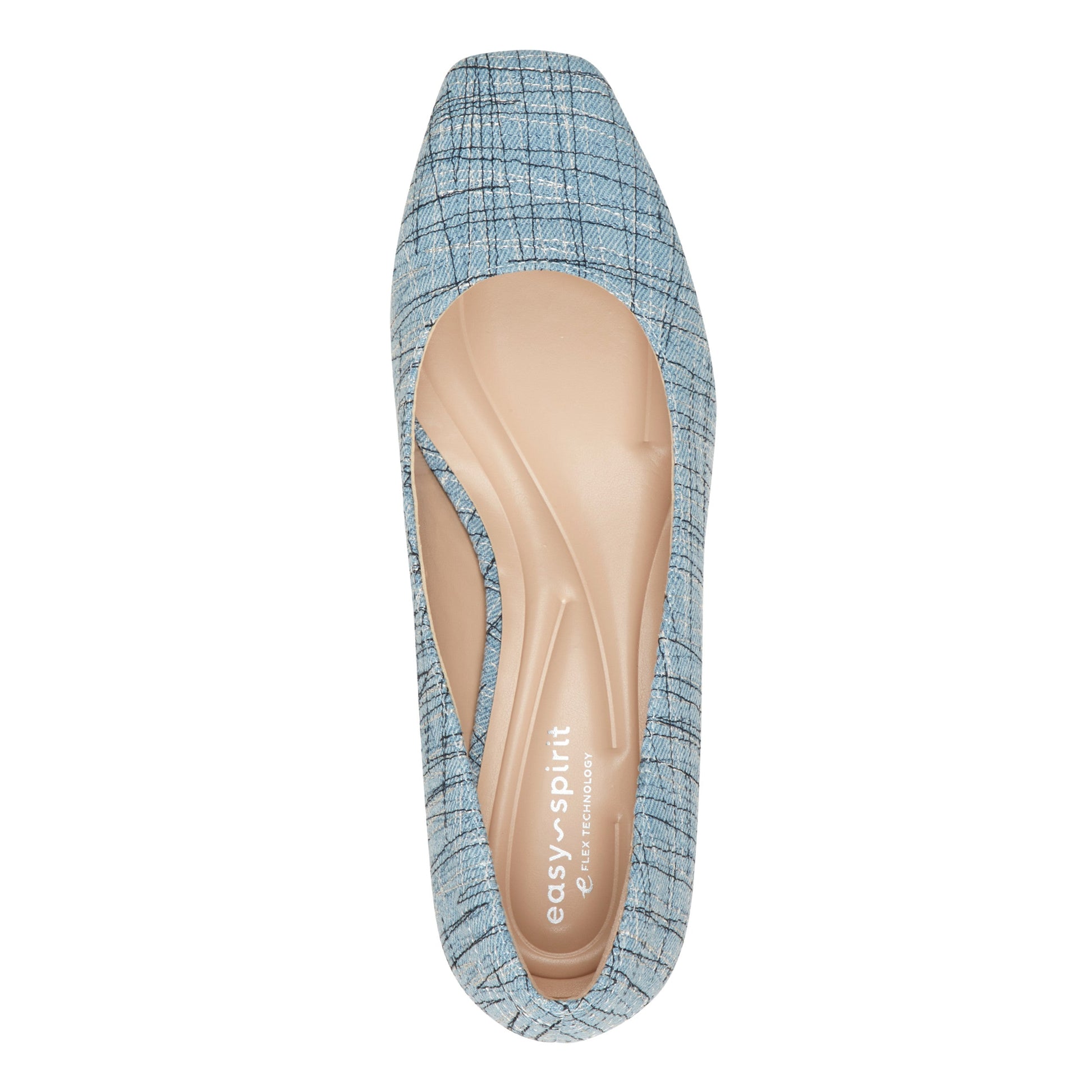 Easy Spirit Marelyn Block Heel Dress Pumps - Light Blue Multi