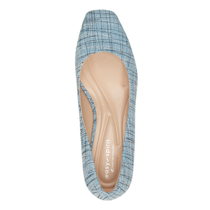 Easy Spirit Marelyn Block Heel Dress Pumps - Light Blue Multi