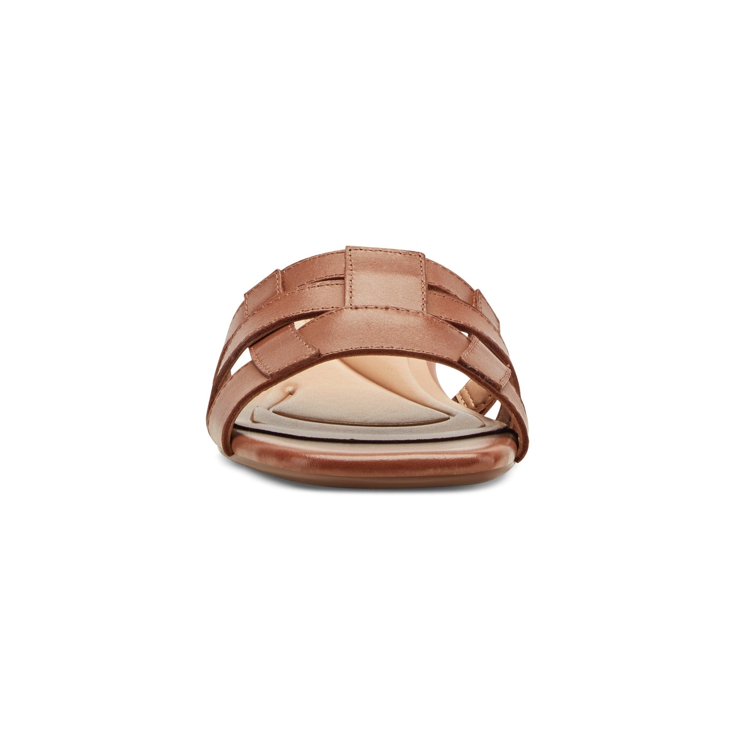 Easy Spirit Galanti Leather Dress Sandals - Brown Leather