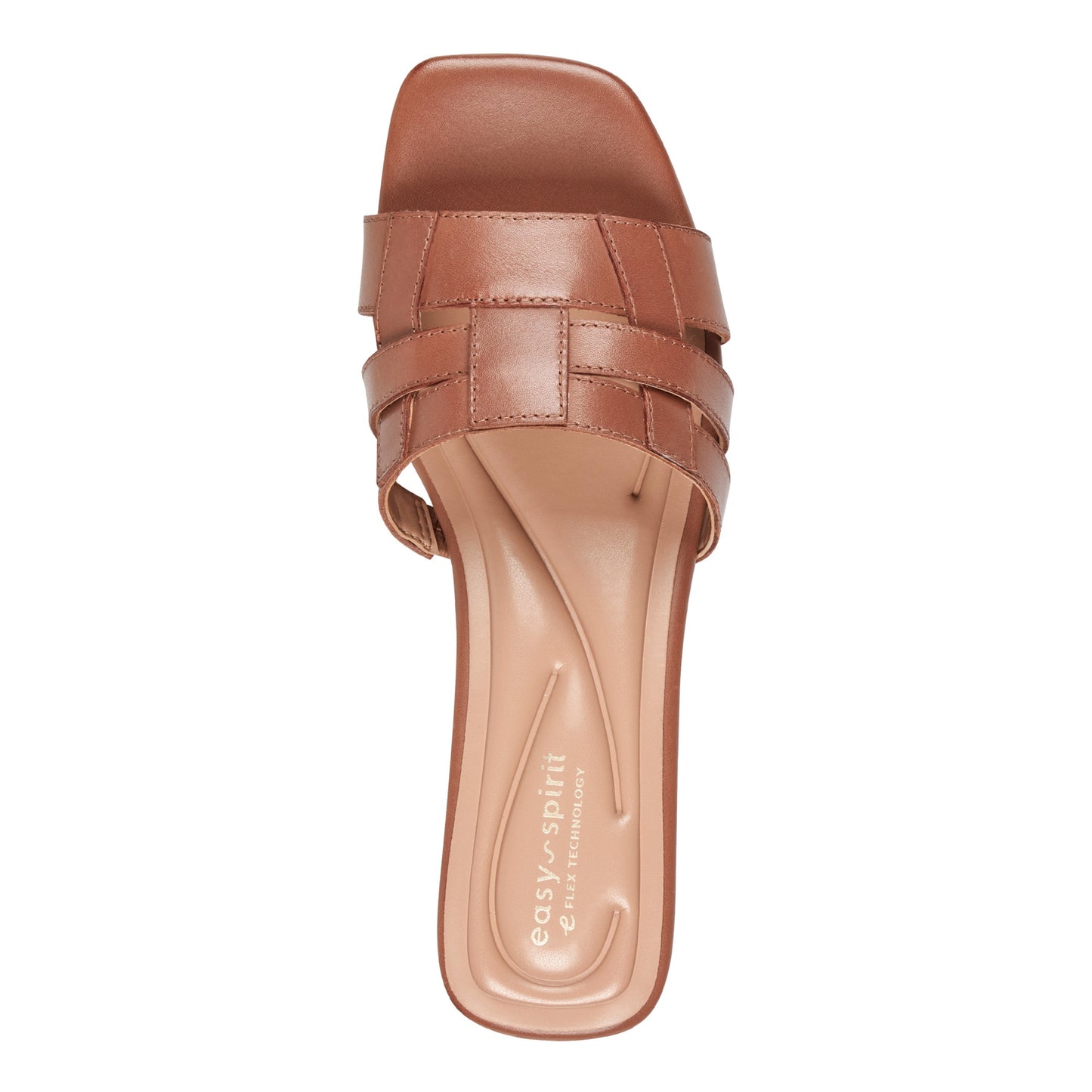 Easy Spirit Galanti Leather Dress Sandals - Brown Leather