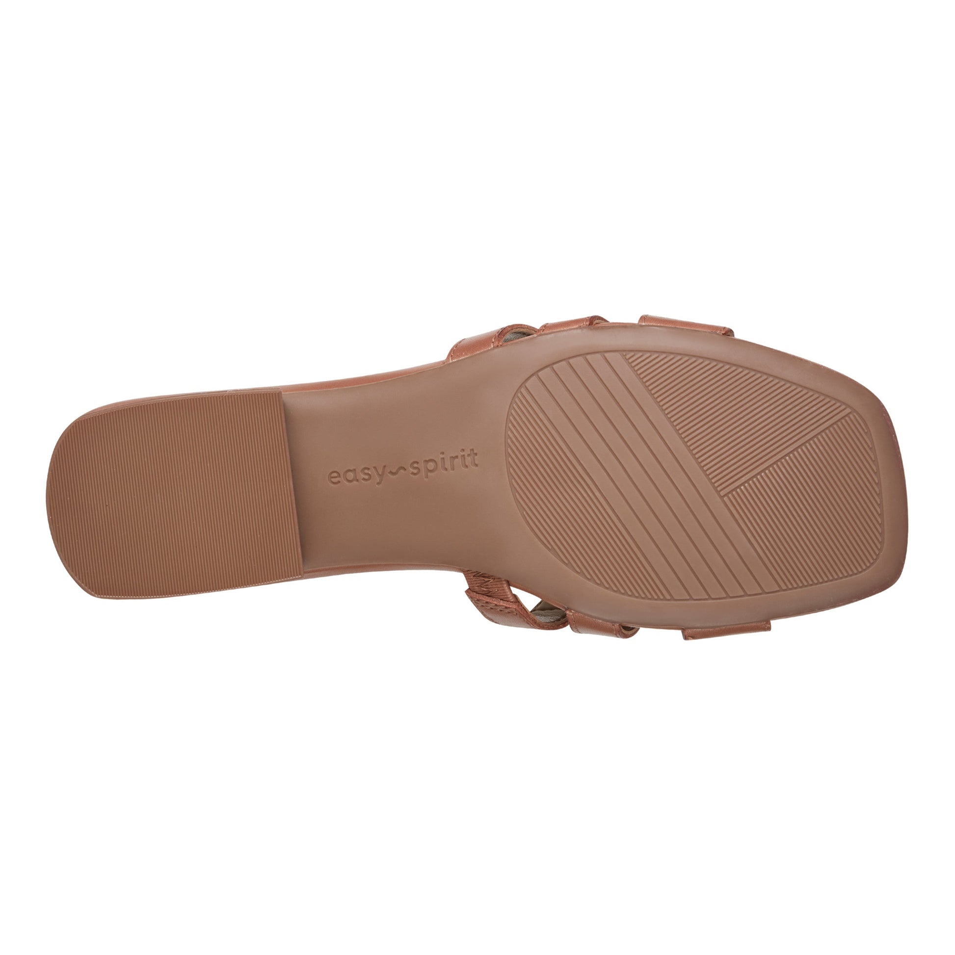 Easy Spirit Galanti Leather Dress Sandals - Brown Leather