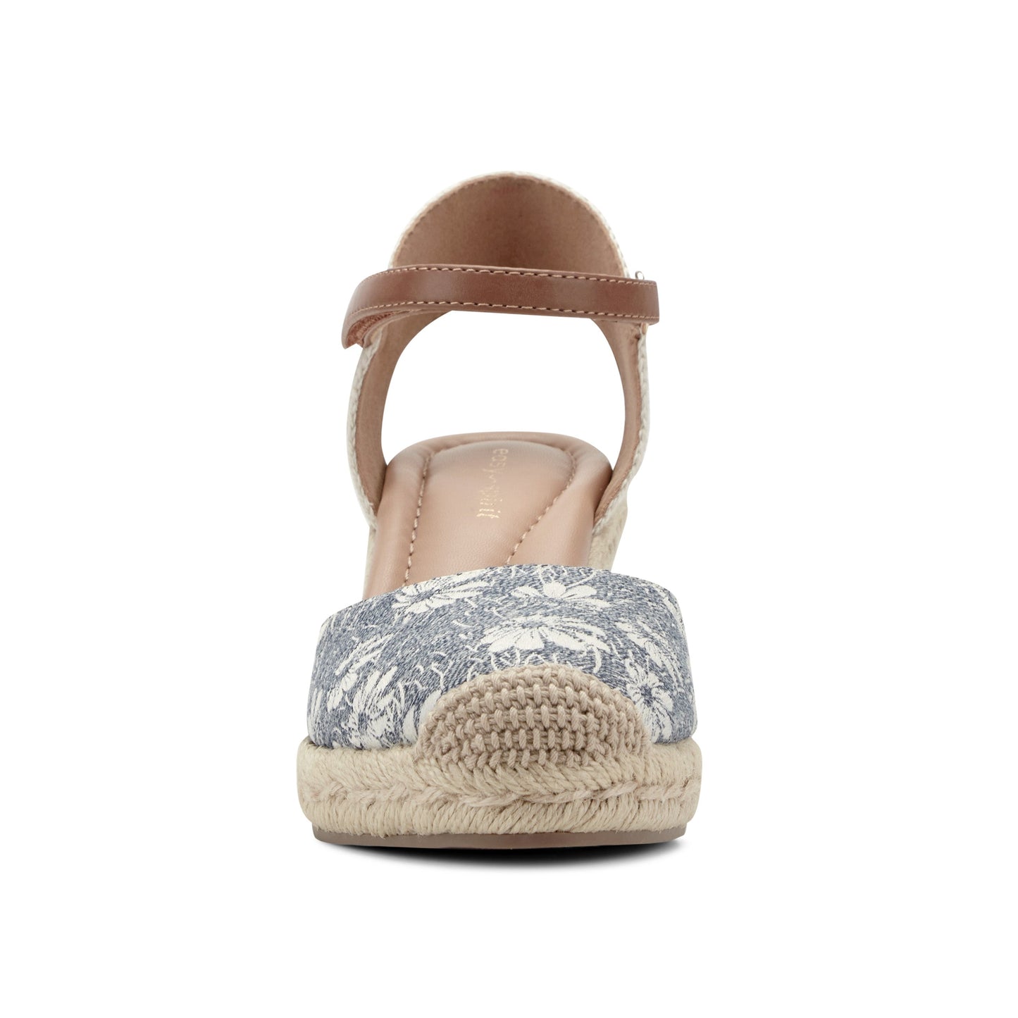 Easy Spirit Makaylie Wedge Heels - Blue Floral/Natural