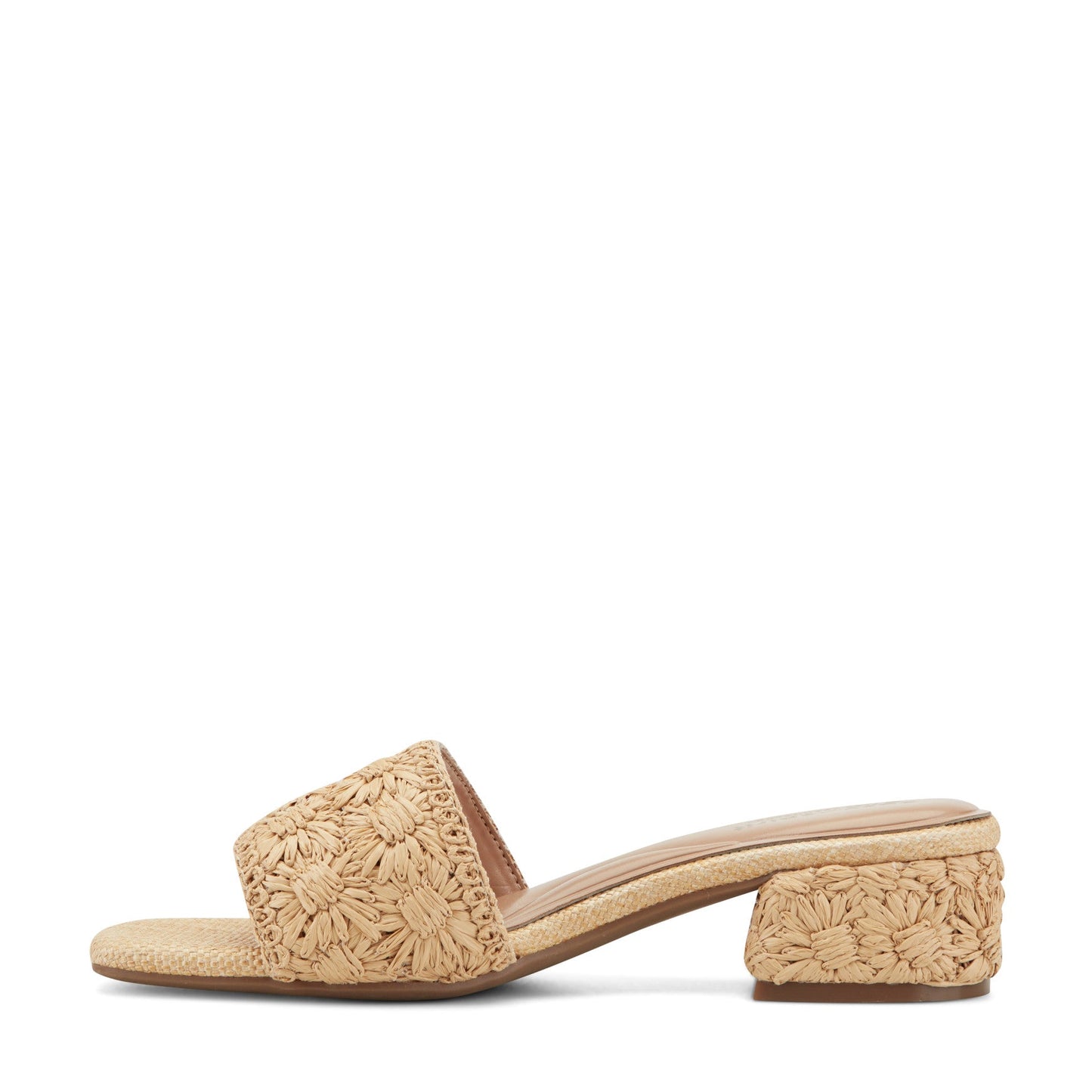 Easy Spirit Rosario Raffia Dress Sandals - Light Natural