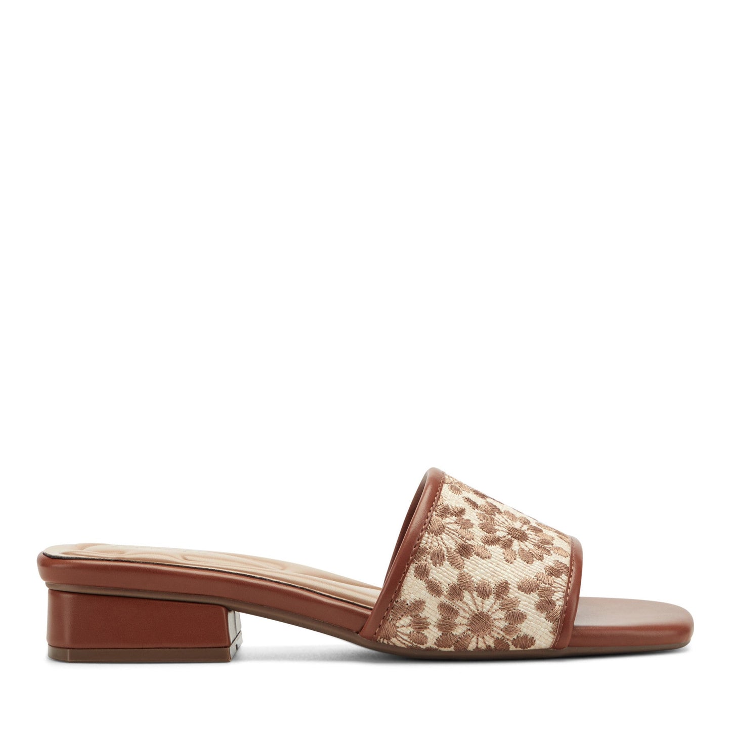 Easy Spirit Gianina Raffia Dress Sandals - Medium Brown/Natural