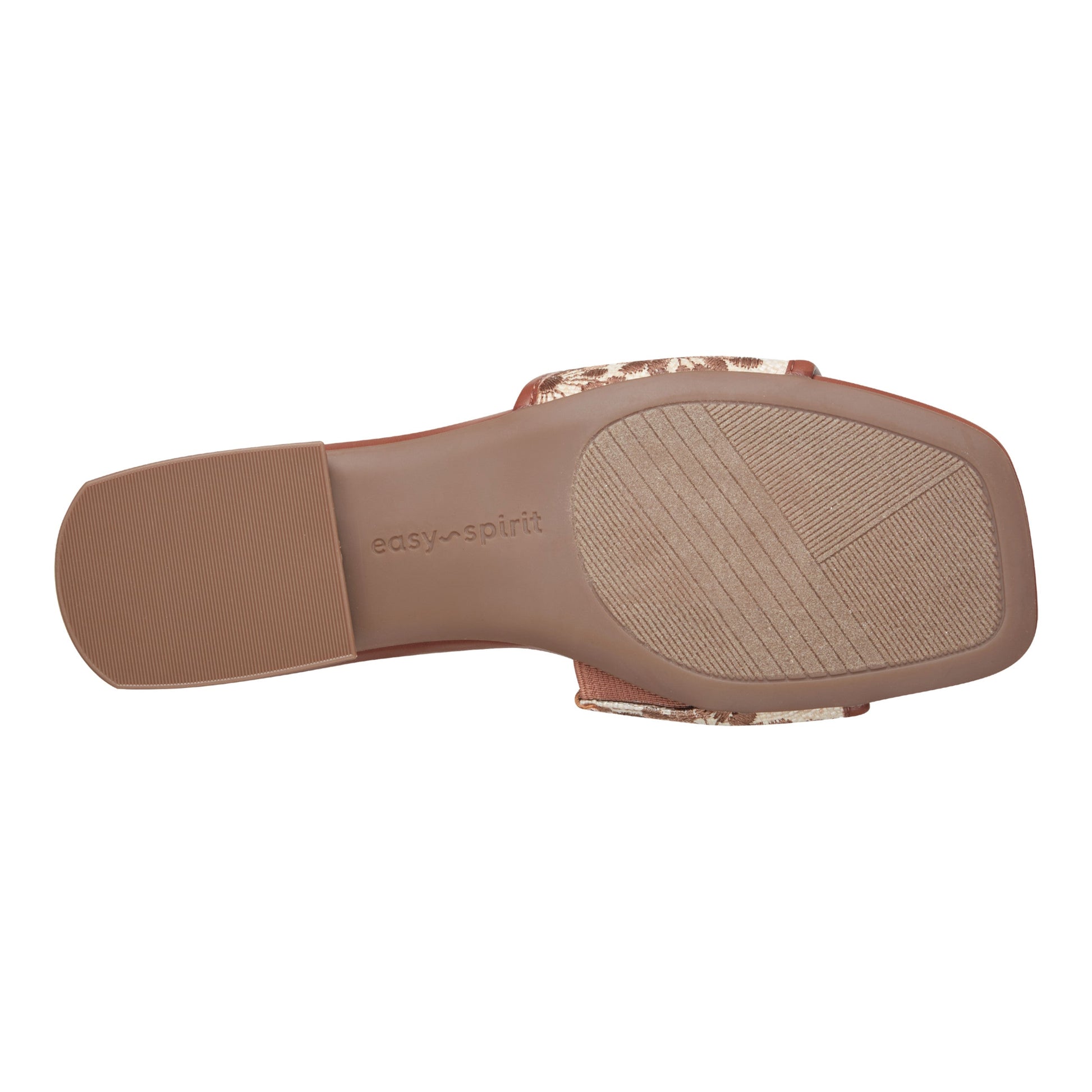 Easy Spirit Gianina Raffia Dress Sandals - Medium Brown/Natural