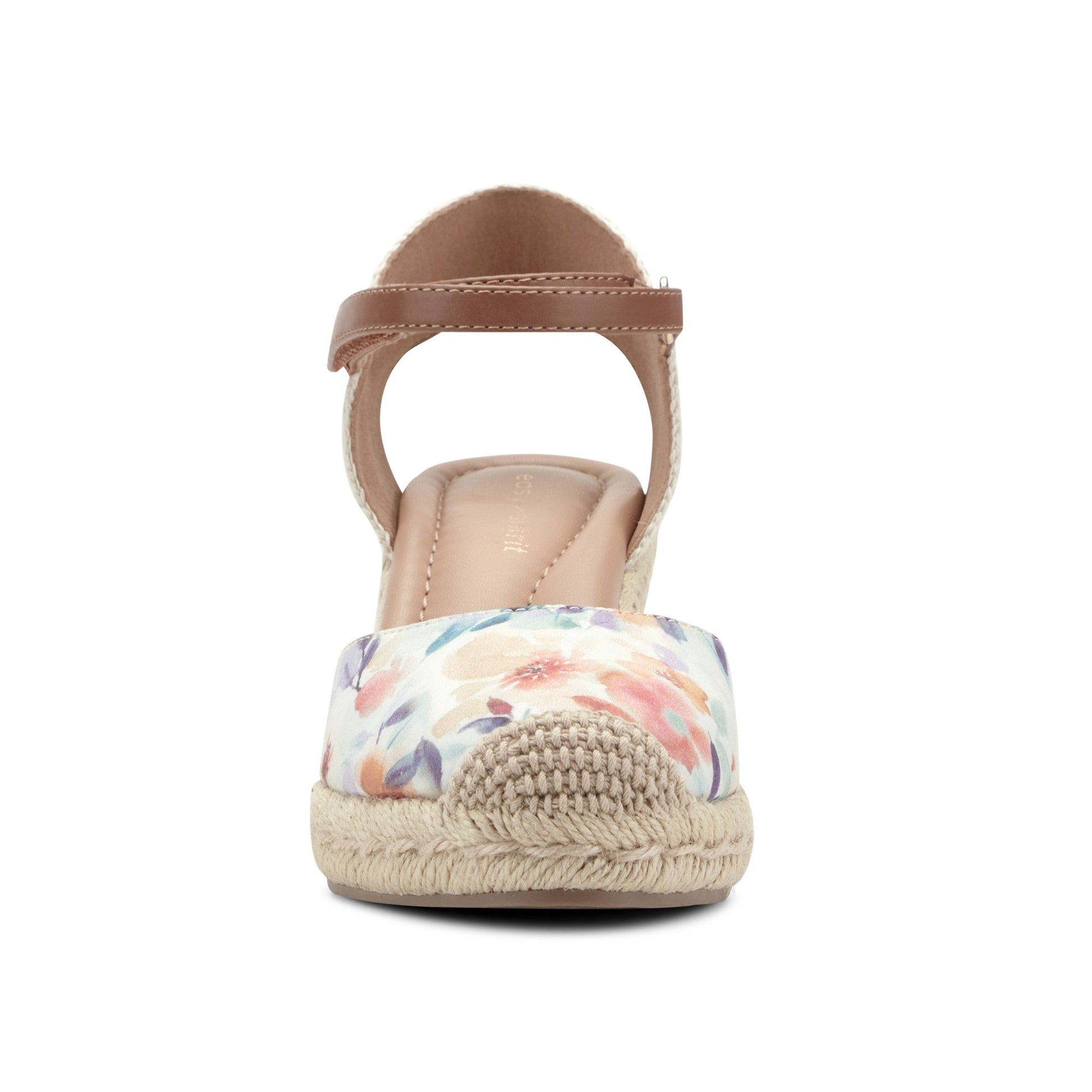 Easy Spirit Makaylie Wedge Heels - Floral/Natural Multi
