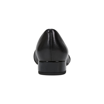 Easy Spirit Casta Cap Toe Dress Pumps - Black Leather