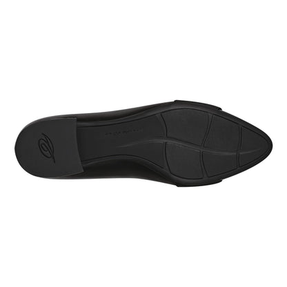 Easy Spirit Casta Cap Toe Dress Pumps - Black Leather