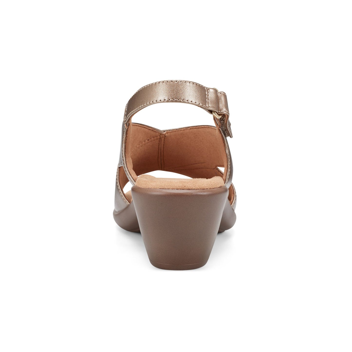 Easy Spirit Chantal Casual Heeled Sandals - Bronze Pearlized