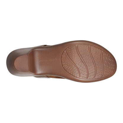 Easy Spirit Chantal Casual Heeled Sandals - Bronze Pearlized