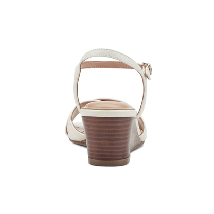 Easy Spirit Noya Dress Wedge Sandals - Ivory