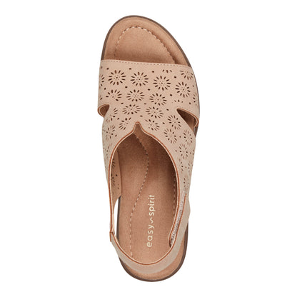 Easy Spirit Conie Heeled Sandals - Natural