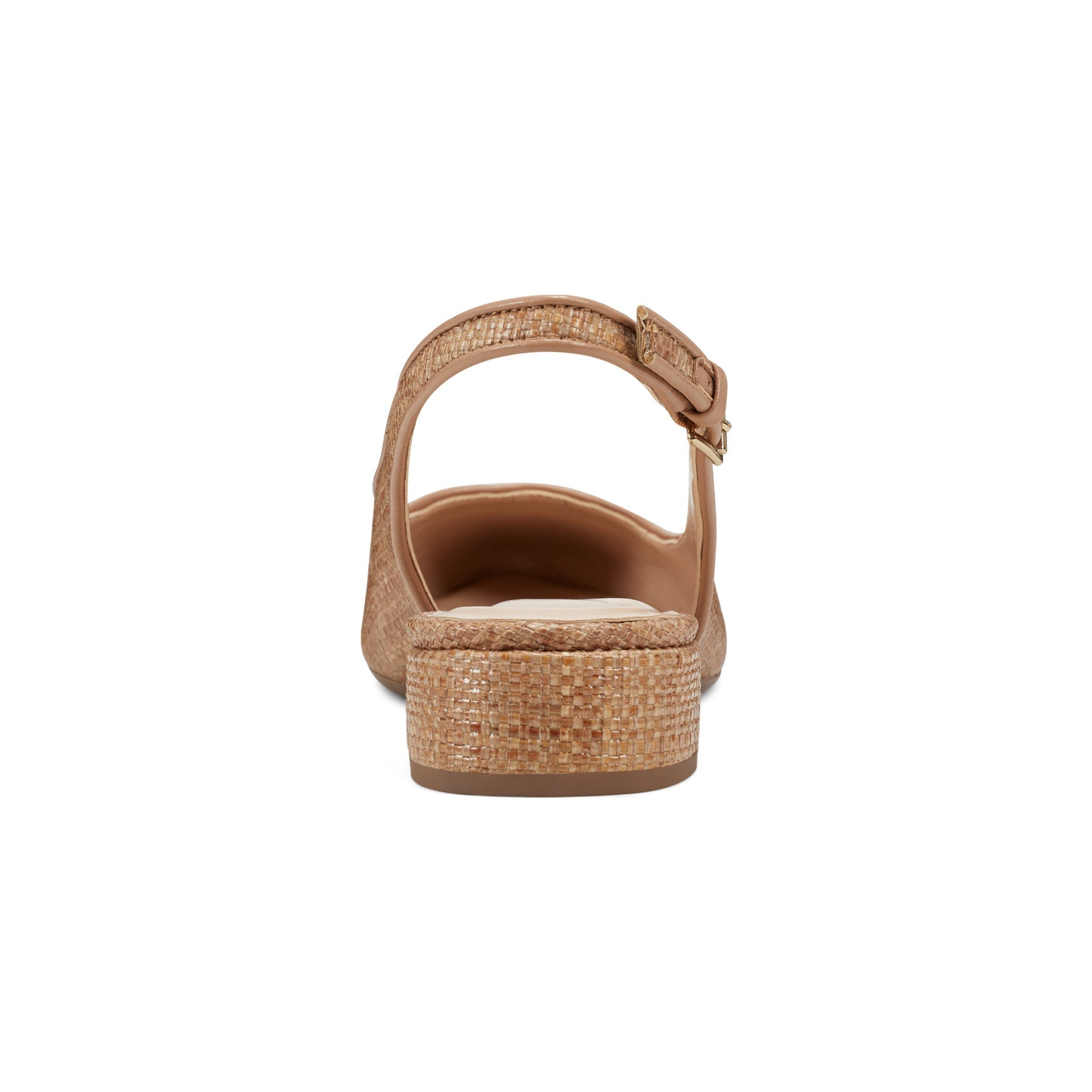 Easy Spirit Cassius Slingback Pumps - Brown Raffia