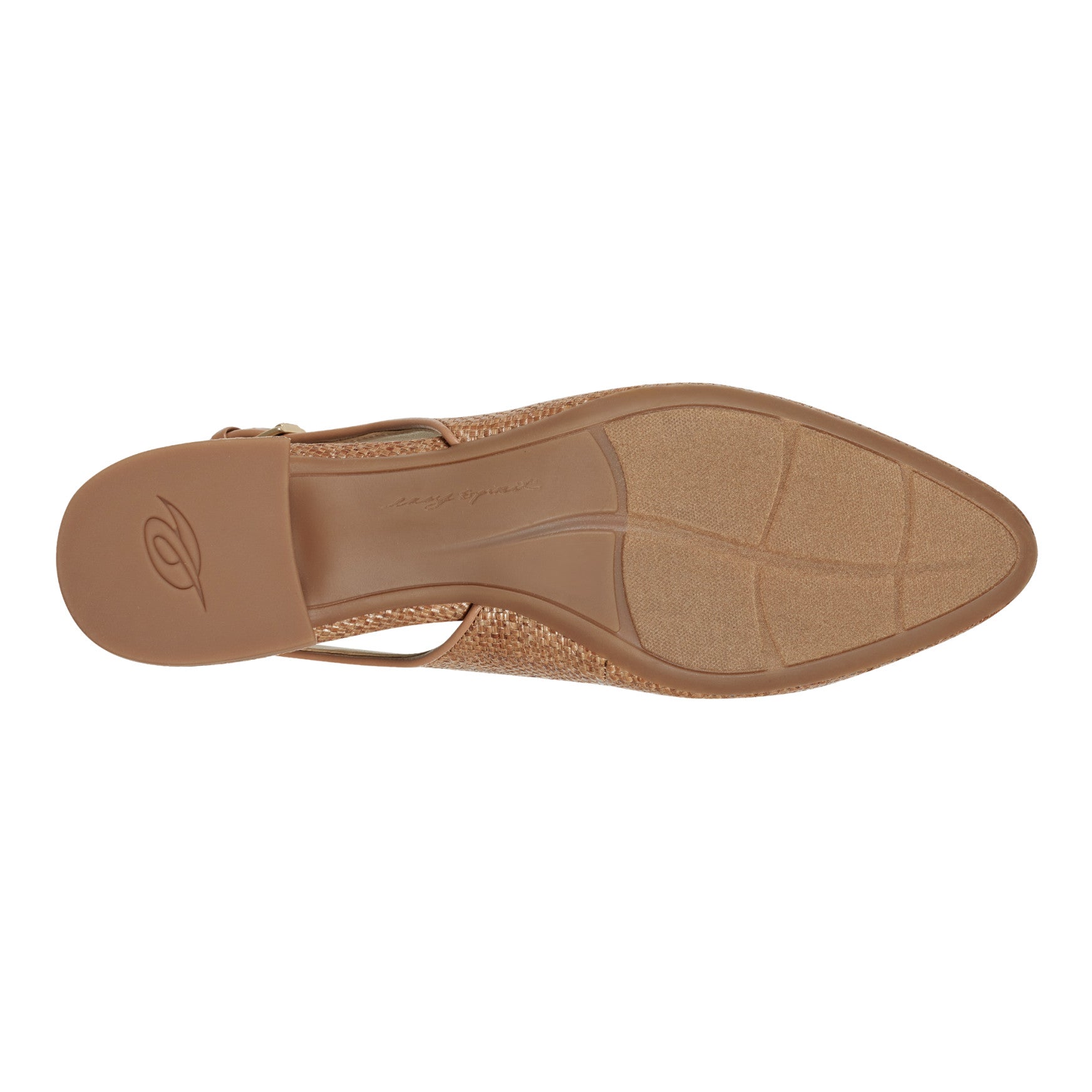 Easy Spirit Cassius Slingback Pumps - Brown Raffia