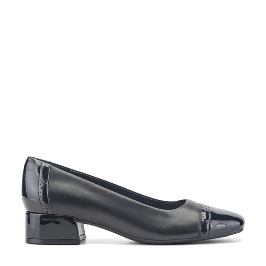 Easy Spirit Jasmin Block Heel Pumps - Black