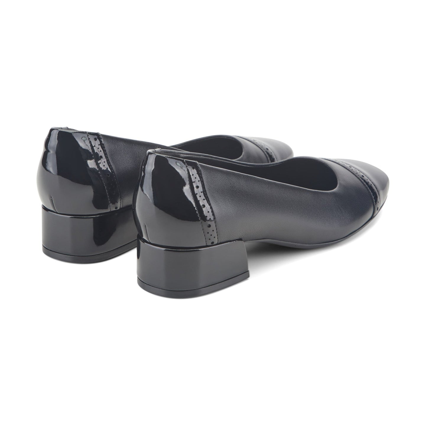 Easy Spirit Jasmin Block Heel Pumps - Black