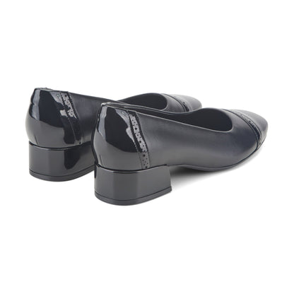 Easy Spirit Jasmin Block Heel Pumps - Black