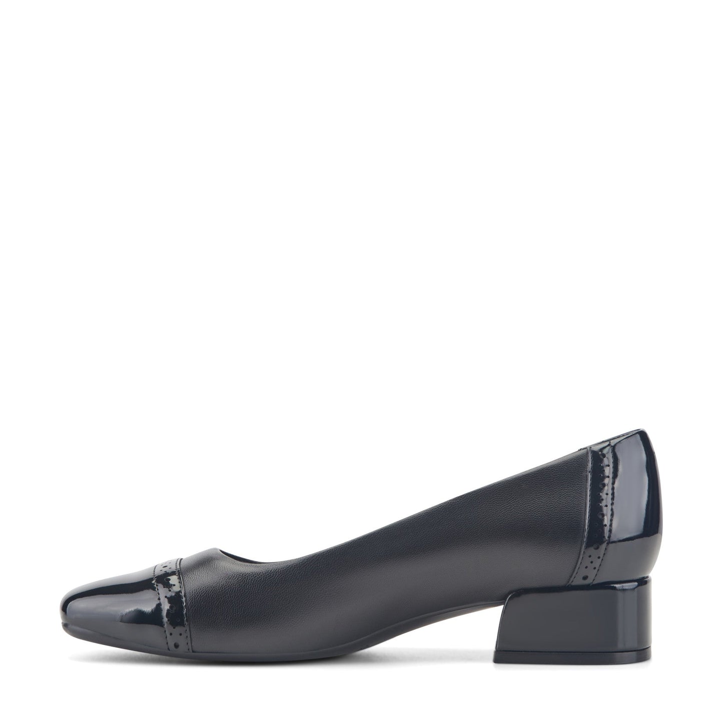 Easy Spirit Jasmin Block Heel Pumps - Black