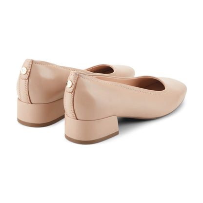 Easy Spirit Jain Dress Pumps - Natural Leather