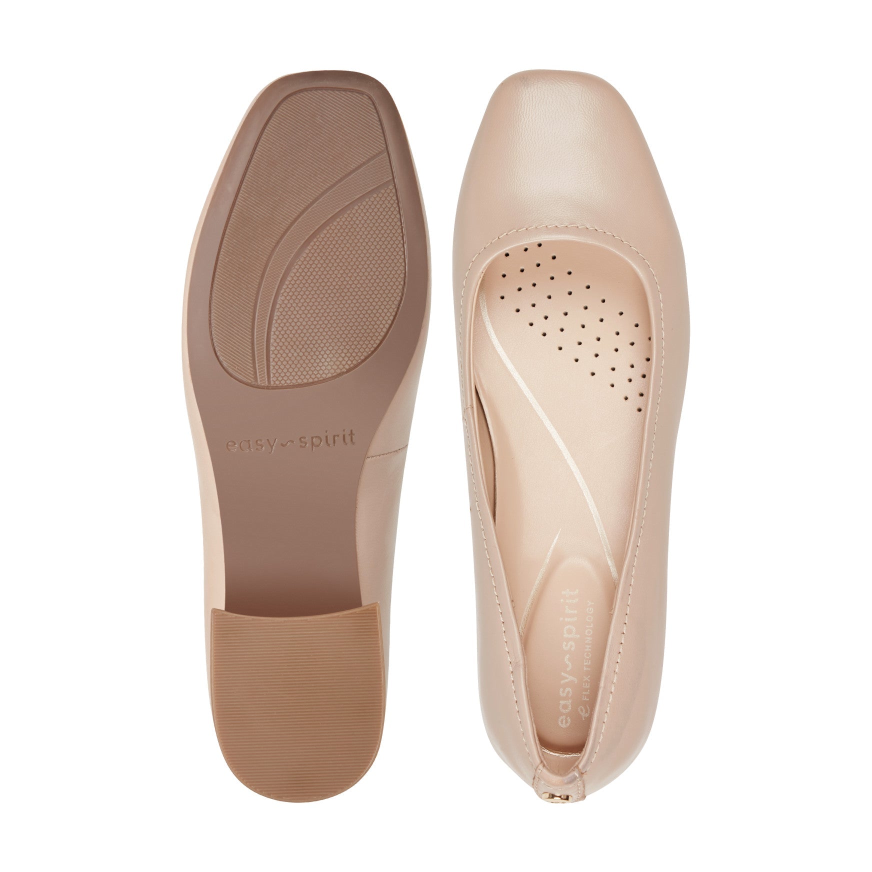 Easy Spirit Jain Dress Pumps - Natural Leather