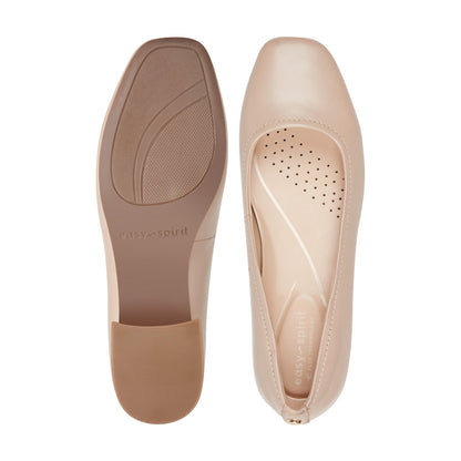 Easy Spirit Jain Dress Pumps - Natural Leather