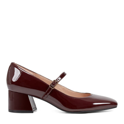 Easy Spirit Marlay Mary Jane Pumps - Dark Red Patent
