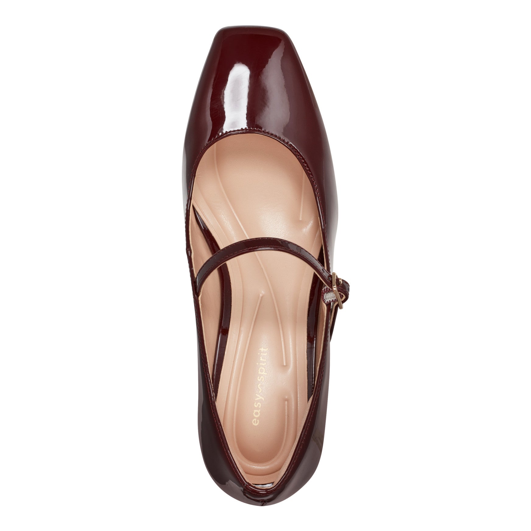 Easy Spirit Marlay Mary Jane Pumps - Dark Red Patent