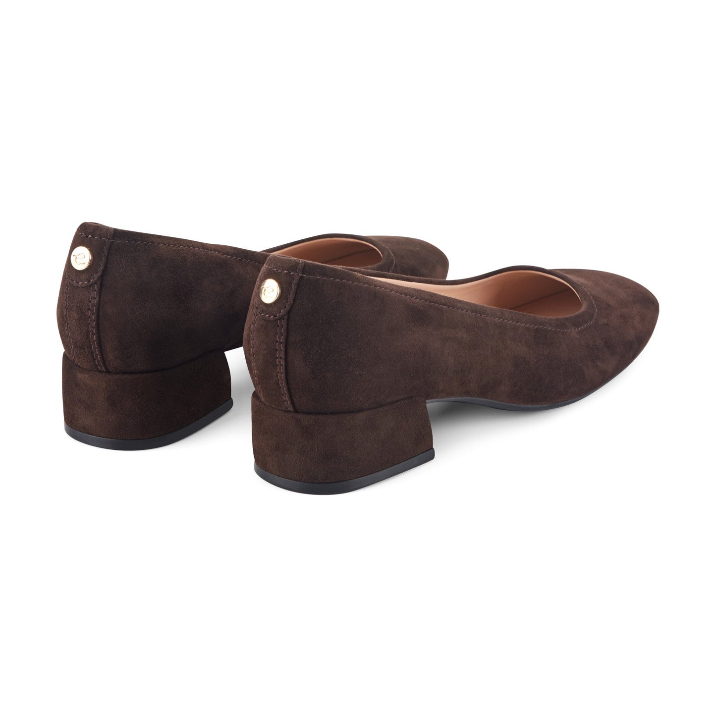 Easy Spirit Jain Dress Pumps - Dark Brown Suede
