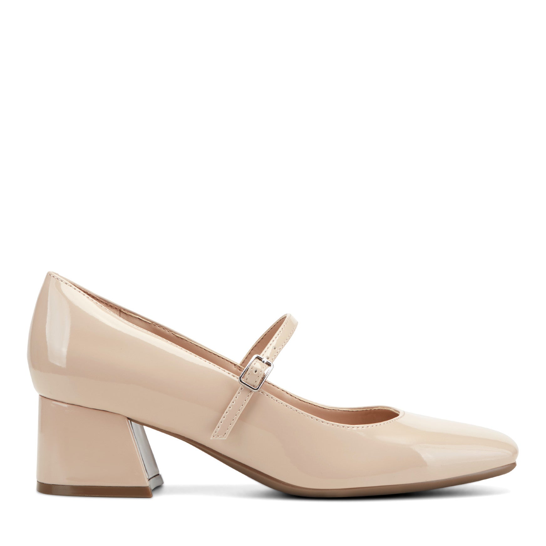 Easy Spirit Marlay Mary Jane Pumps - Natural Patent