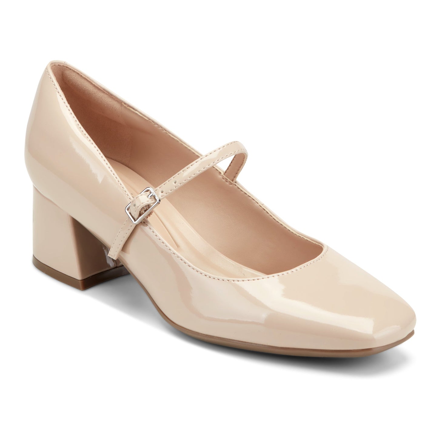 Easy Spirit Marlay Mary Jane Pumps - Natural Patent