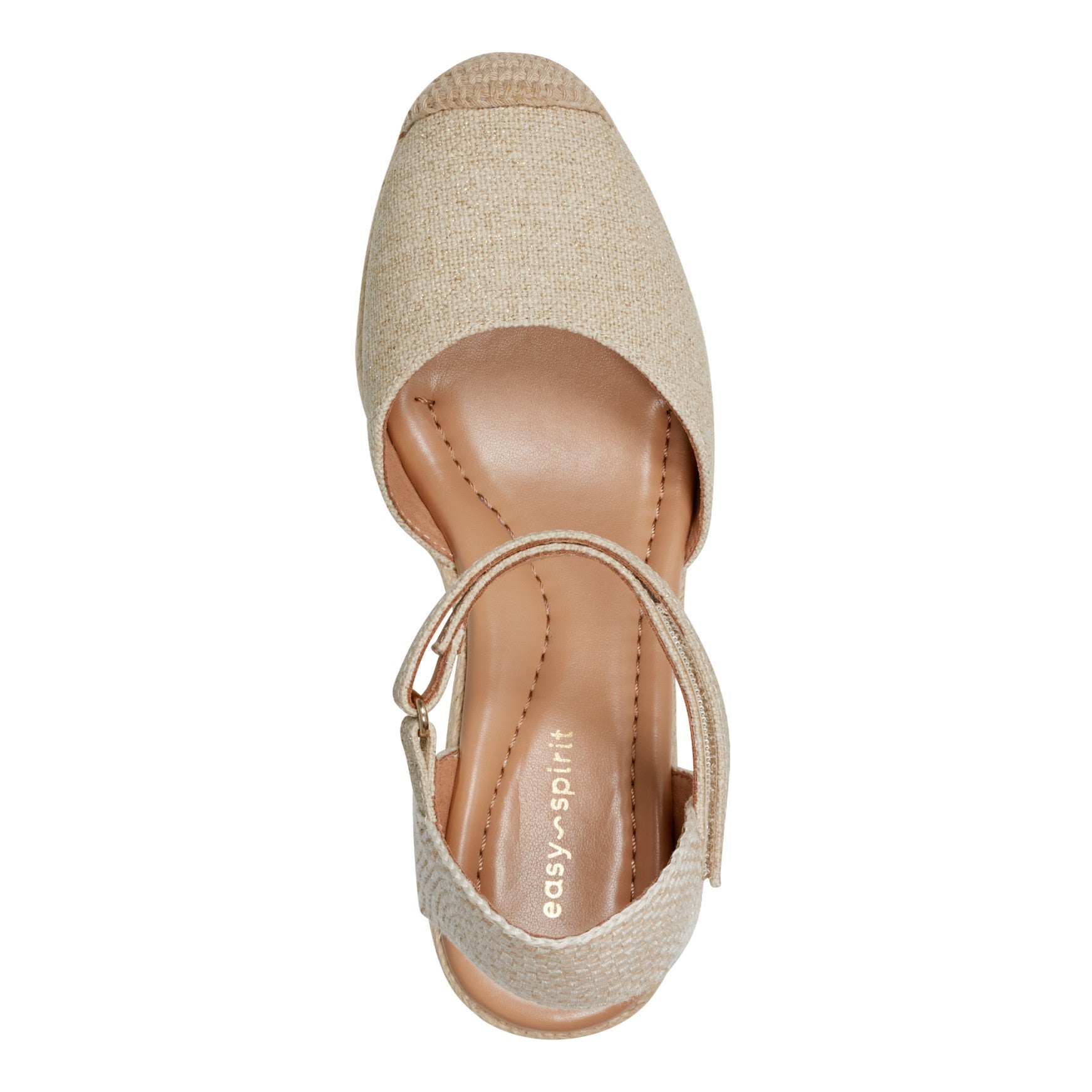 Easy Spirit Makaylie Wedge Heels - Natural Linen
