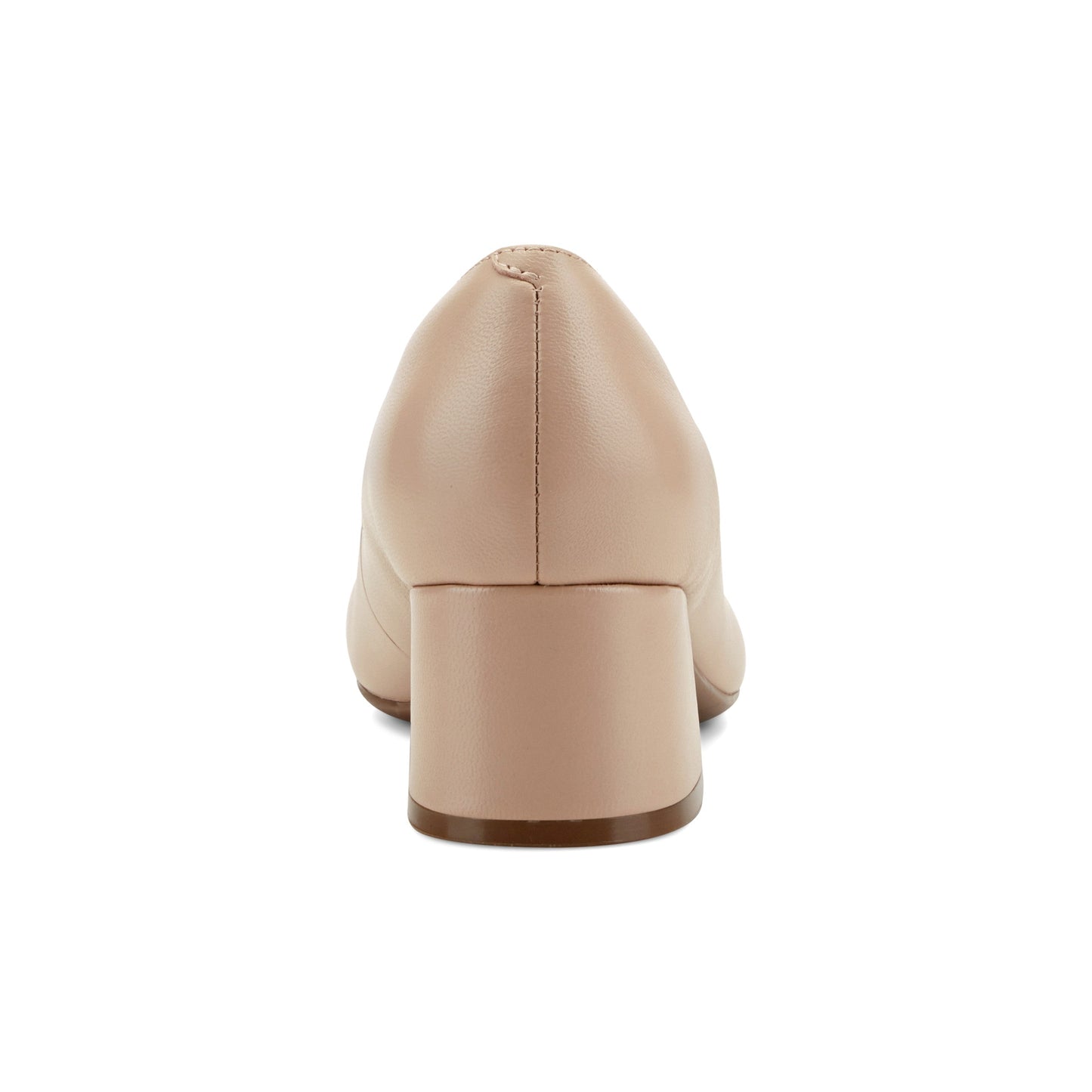 Easy Spirit Marelyn Block Heel Dress Pumps - Light Natural Leather