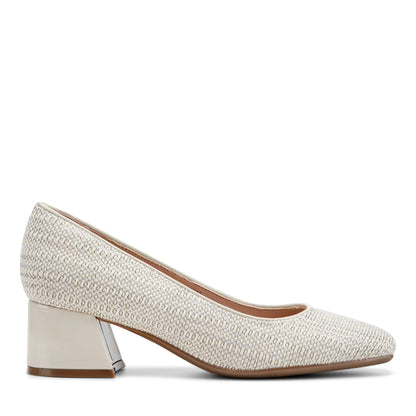 Easy Spirit Marelyn Block Heel Dress Pumps - Ivory