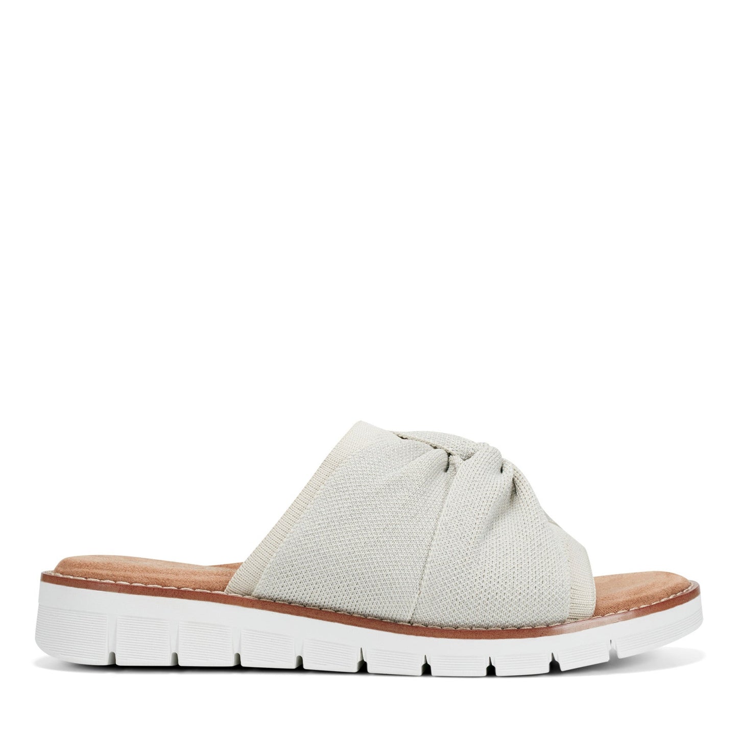 Easy Spirit Josy Knotted Slide Sandals - Ivory
