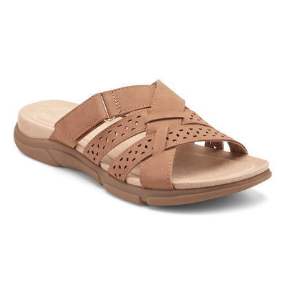 Easy Spirit Melinna Slip On Sandals - Brown