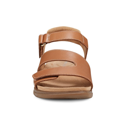 Easy Spirit Mavey Casual Sandals - Brown Leather