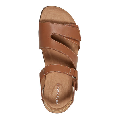 Easy Spirit Mavey Casual Sandals - Brown Leather