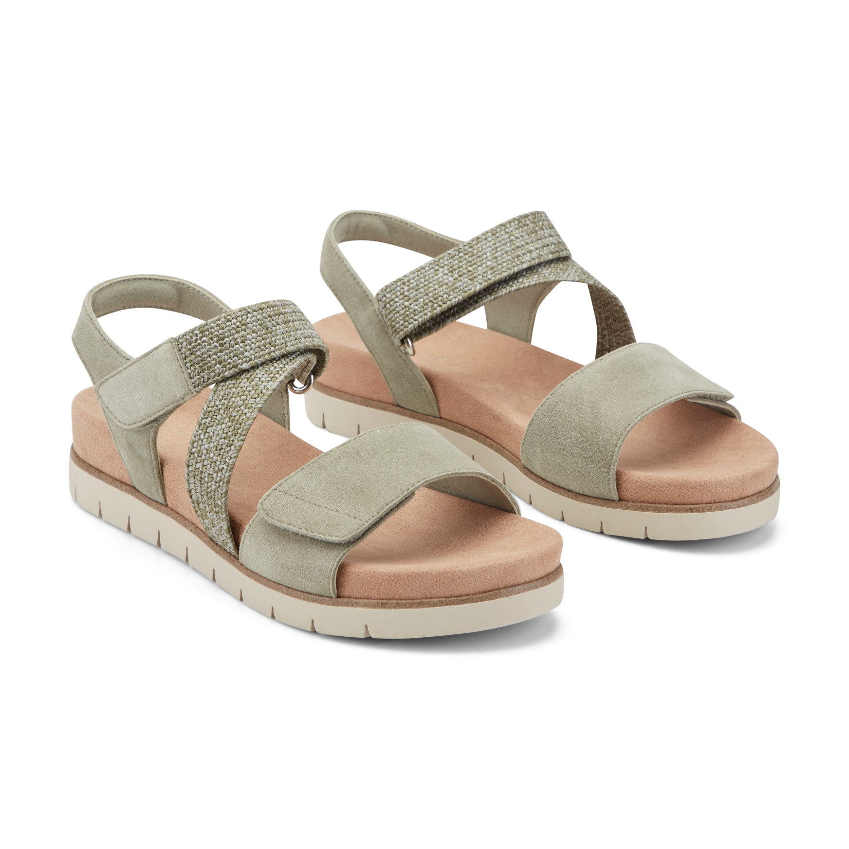 Easy Spirit Hillary Casual Sandals - Medium Green