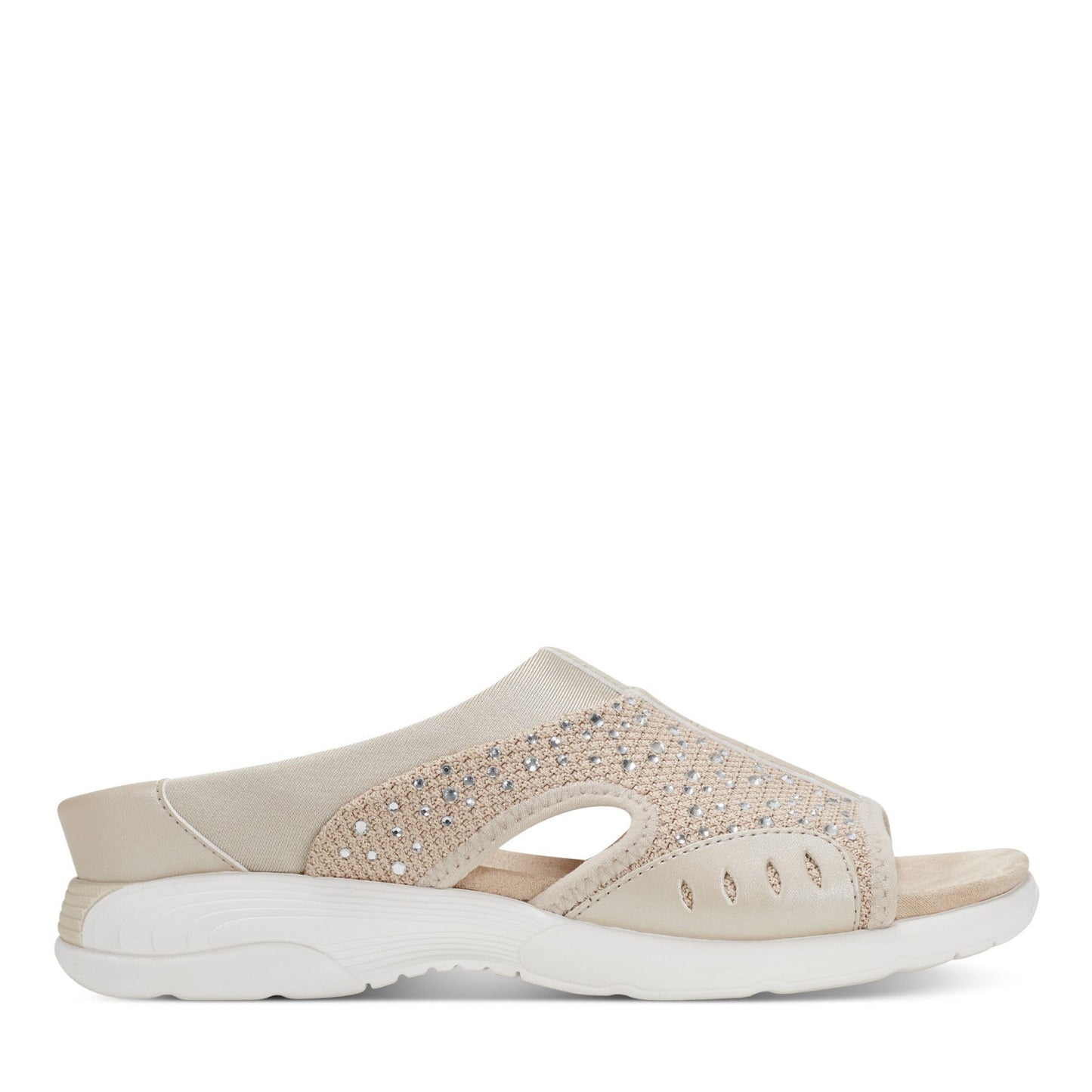 Easy Spirit Traciee Slip On Sandals - Natural Stone