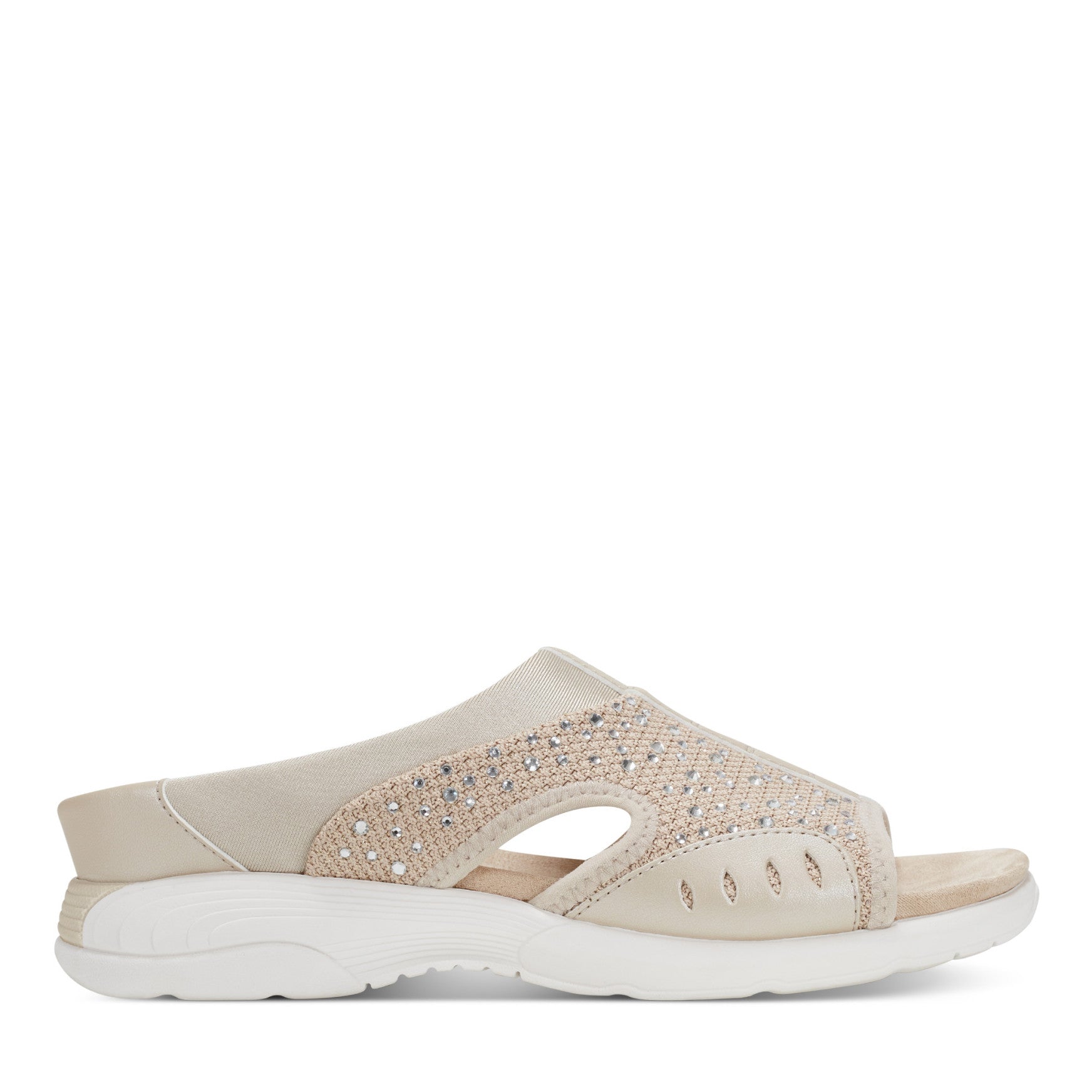 Easy Spirit Traciee Slip On Sandals - Natural Stone