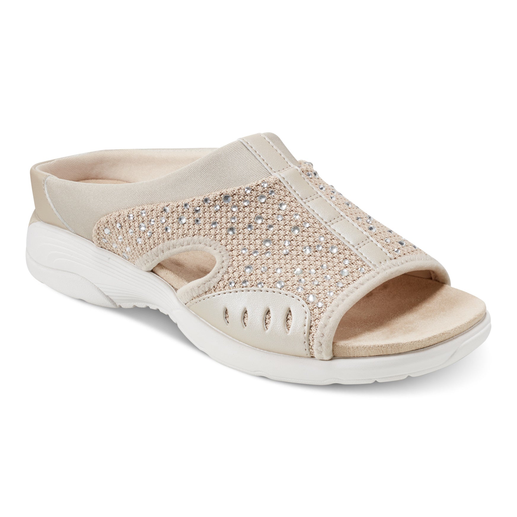 Easy Spirit Traciee Slip On Sandals - Natural Stone
