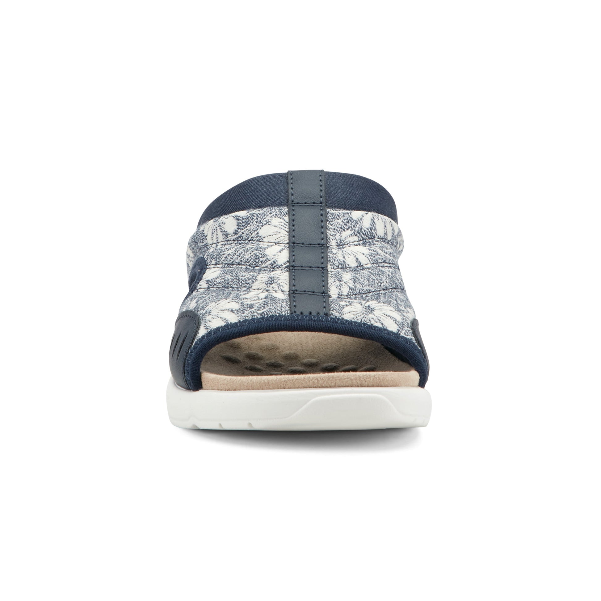 Easy Spirit Traciee Slip On Sandals - Dark Blue Floral