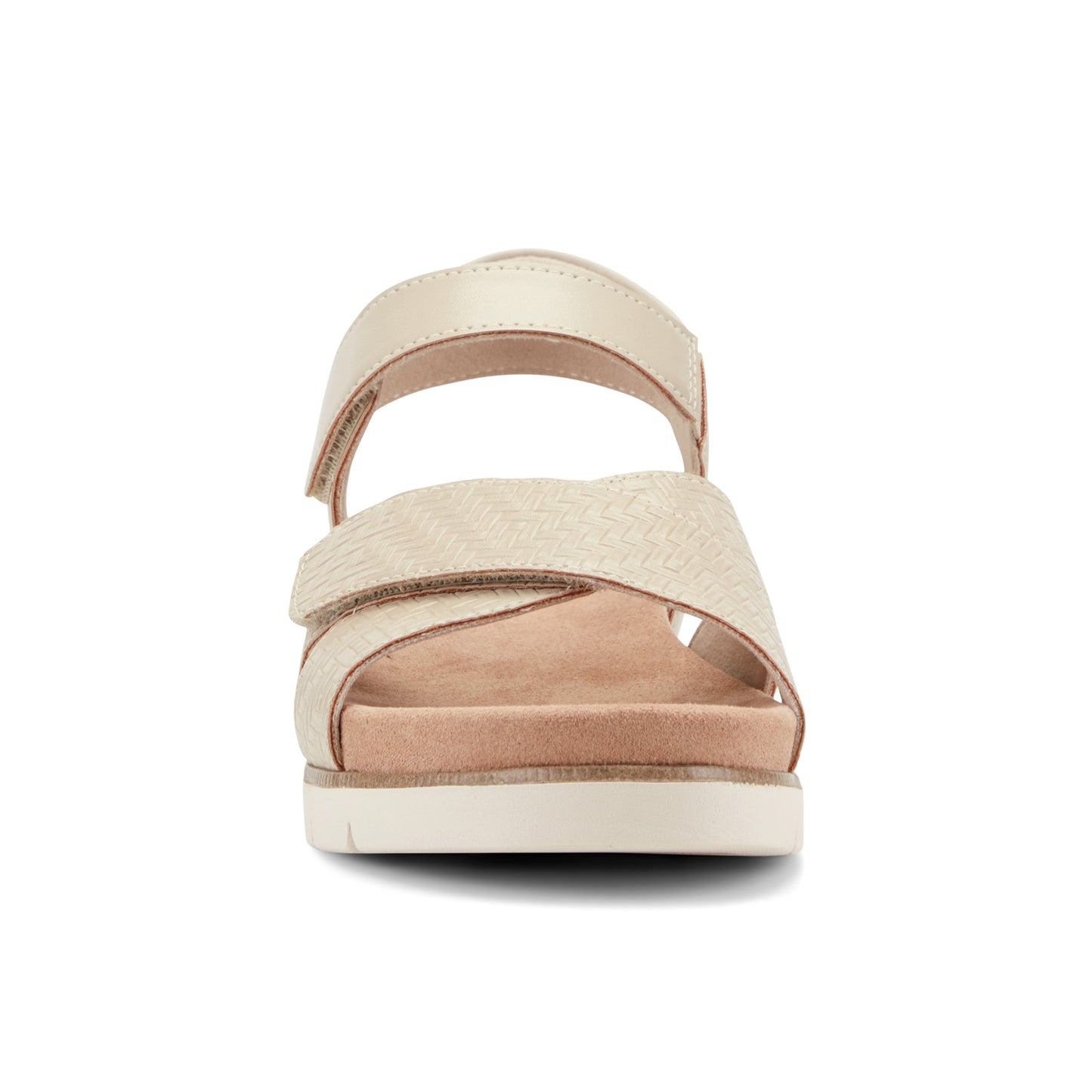 Easy Spirit Halley Strappy Sandals - Light Natural