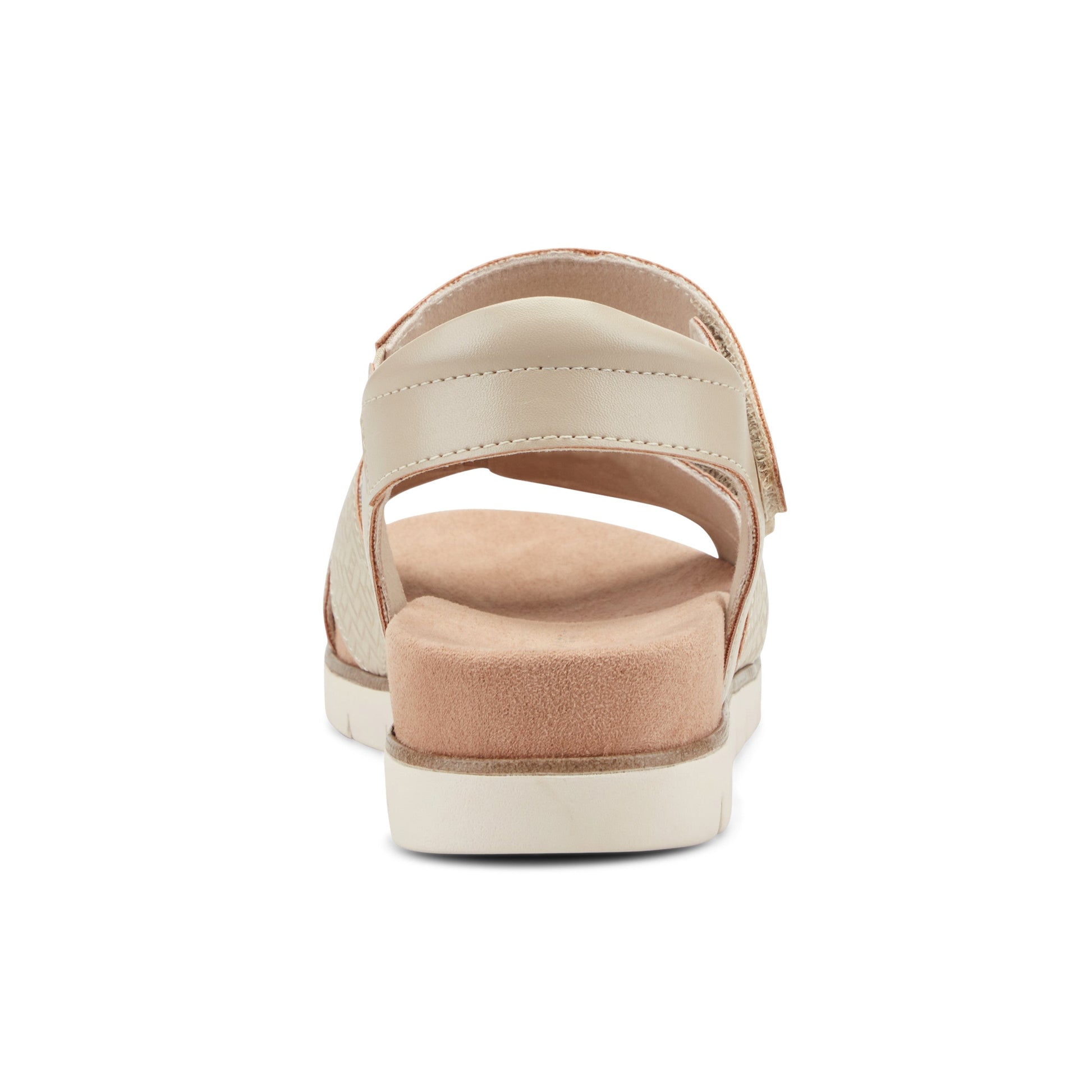 Easy Spirit Halley Strappy Sandals - Light Natural