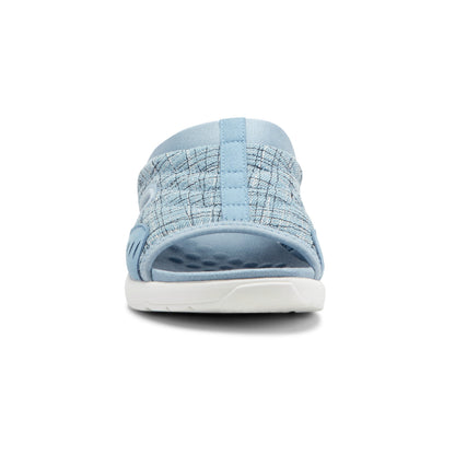 Easy Spirit Traciee Slip On Sandals - Light Blue Multi