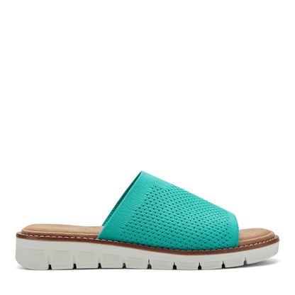 Easy Spirit Julisa Flat Sandals - Teal