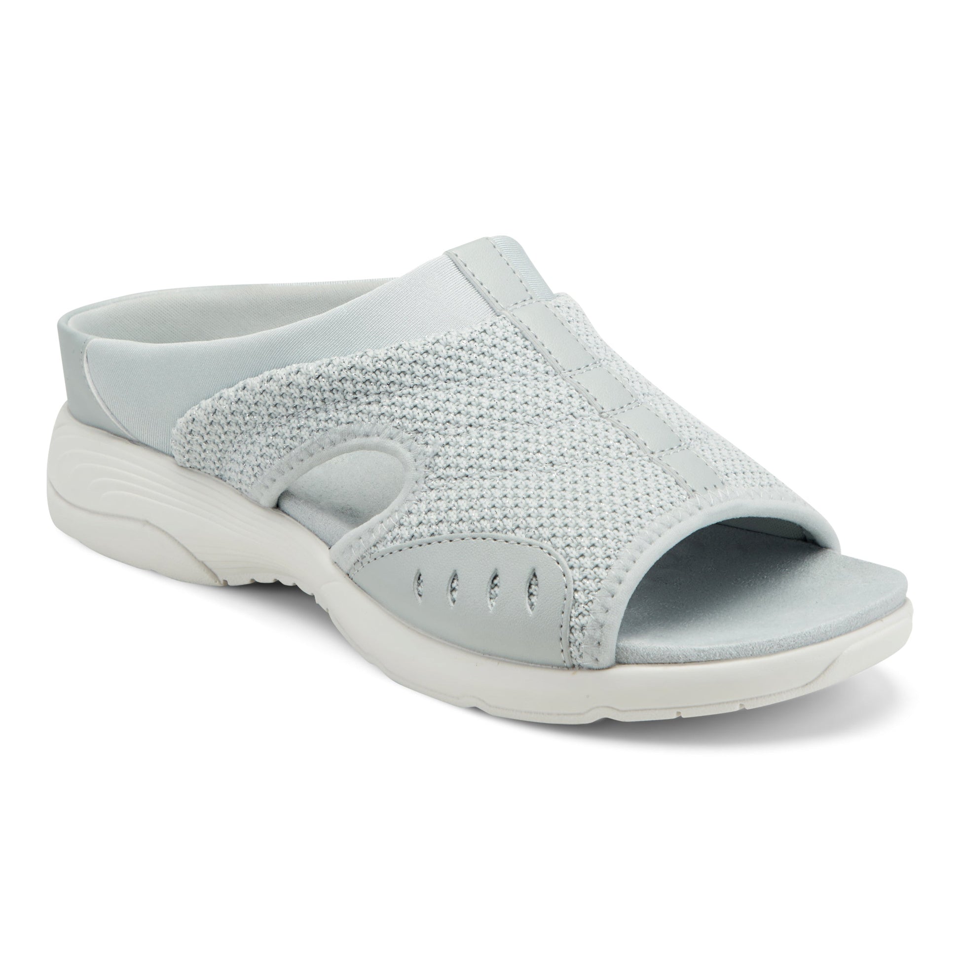 Easy Spirit Traciee Slip On Sandals - Light Blue